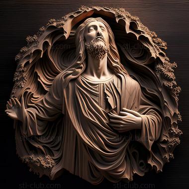 3D model st jesus (STL)